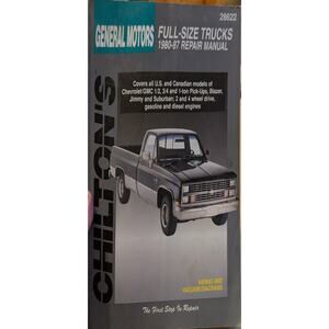 🏖️Chilton's General Motors 1980-1987 Repair Manual
